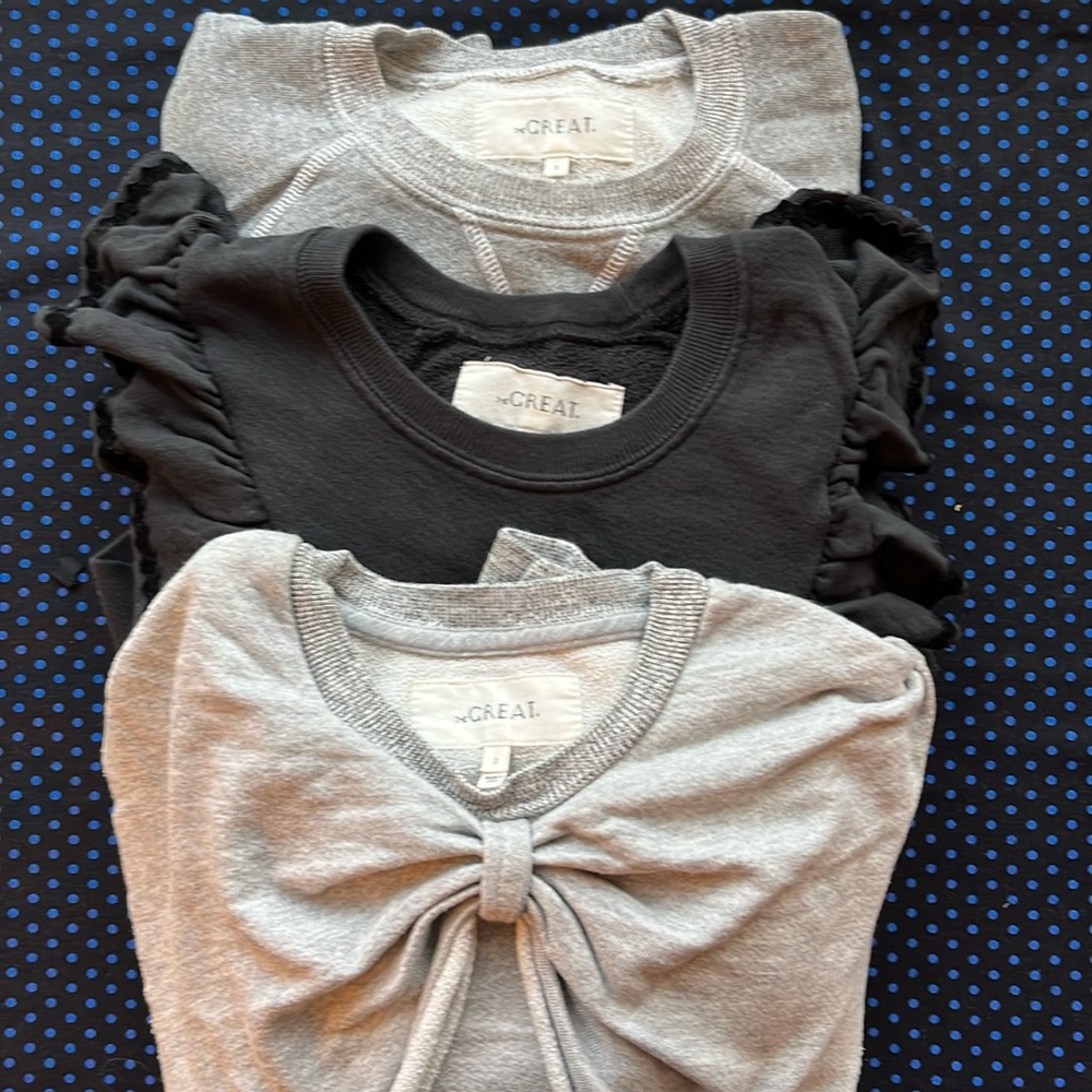 THE GREAT. Bundle Sweatshirts